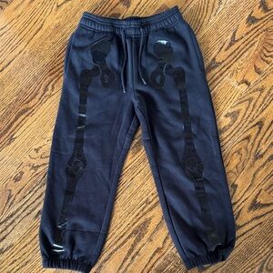 GAP Kids Black Skeleton Joggers size XS